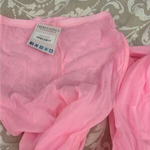 Freedom Rave Wear Pink Mesh Bell Bottom Pants